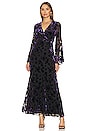 view 1 of 3 x REVOLVE Luelle Maxi Dress in Black & Purple