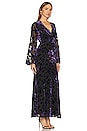 view 2 of 3 x REVOLVE Luelle Maxi Dress in Black & Purple