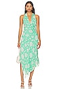 view 1 of 3 x REVOLVE Ingrid Midi Dress in Green & Ivory Floral