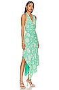 view 2 of 3 x REVOLVE Ingrid Midi Dress in Green & Ivory Floral