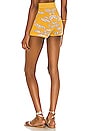 view 3 of 4 x REVOLVE Prue Knit Shorts in Marigold Jacquard