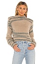 view 1 of 4 x REVOLVE Decklan Sweater in Wheat & Charcoal