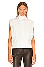 view 1 of 4 x REVOLVE Gianna Turtleneck Cable Vest in Ivory