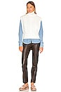 view 4 of 4 x REVOLVE Gianna Turtleneck Cable Vest in Ivory