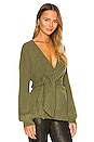 view 2 of 4 x REVOLVE Khalida Wrap Sweater in Forest Green