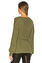 view 3 of 4 x REVOLVE Khalida Wrap Sweater in Forest Green