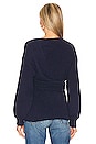 view 3 of 4 x REVOLVE Khalida Wrap Sweater in Navy