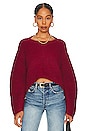 view 1 of 4 x REVOLVE Edena Sweater in Burgundy