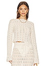 view 1 of 4 x REVOLVE Laurelin Crochet Sweater in Ivory