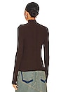view 3 of 4 Peyton Turtleneck Sweater in Dark Brown