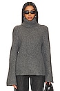 view 1 of 4 x REVOLVE Biana Turtleneck Sweater in Medium Grey