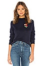 view 1 of 4 x REVOLVE Floral Embroidered Sweater in Navy