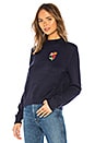 view 2 of 4 x REVOLVE Floral Embroidered Sweater in Navy