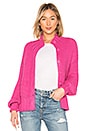 view 1 of 4 x REVOLVE Reverse Stitch Cardigan in Bright Pink