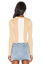 view 3 of 4 X REVOLVE Boulevard Sweater in Nude & White Stripe