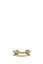 view 1 of 3 House of Harlow Pave Safety Pin Wrap Ring in Gold