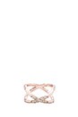 view 3 of 3 House of Harlow Sound Waves Ring in Rose Gold