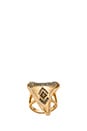 view 1 of 3 House of Harlow Tribal Tooth Cocktail Ring in Gold