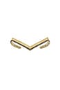 view 1 of 3 House of Harlow Aztec Angles Cuff in Gold