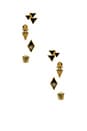 view 1 of 3 House of Harlow Tessellation Stud Earring Set in Gold & Black