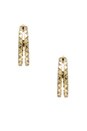 view 1 of 2 House of Harlow Outland Split Hoop Earring in Gold
