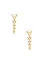 view 1 of 2 House of Harlow Meteora Drop Earring in Gold
