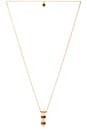 view 2 of 2 PRANA 목걸이 in Gold & Rose Quartz