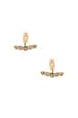 view 1 of 2 House of Harlow Iconic Etch Ear Jacket in Gold