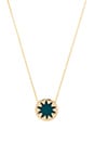 view 1 of 2 House of Harlow Mini Starburst Pendant Necklace in Dark Teal