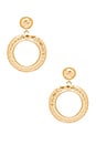 view 1 of 2 The Titaness Statement Earrings in Gold