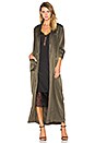 view 1 of 6 x REVOLVE Cheryl Maxi Coat in Deep Olive