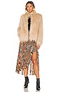 view 4 of 4 X REVOLVE Solaire Faux Fur Jacket in Natural