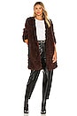 view 1 of 3 x REVOLVE Jane Coat in Chocolate Brown