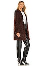view 2 of 3 x REVOLVE Jane Coat in Chocolate Brown