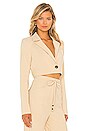 view 2 of 4 x REVOLVE Prague Cropped Blazer in Taupe