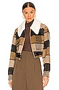view 1 of 4 x REVOLVE Hadia Jacket in Tan & Black Check