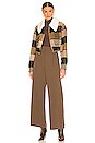 view 4 of 4 x REVOLVE Hadia Jacket in Tan & Black Check