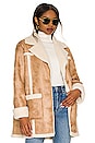 view 1 of 5 x REVOLVE Lowelle Coat in Natural Tan