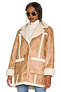 view 2 of 5 MANTEAU LOWELLE in Natural Tan