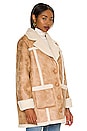 view 3 of 5 x REVOLVE Lowelle Coat in Natural Tan