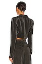 view 3 of 4 x REVOLVE Cardella Cropped Blazer in Slate Grey