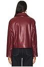 view 4 of 5 x REVOLVE Rapha Faux Leather Jacket in Burgundy