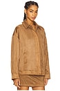 view 3 of 5 x REVOLVE Della Faux Suede Jacket in Camel Brown