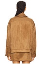 view 4 of 5 x REVOLVE Della Faux Suede Jacket in Camel Brown