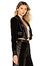 view 2 of 4 BLOUSON CROPPED EMIL in Noir