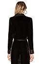 view 3 of 4 BLOUSON CROPPED EMIL in Noir