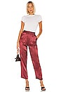 view 4 of 4 PANTALON CISCO in Currant