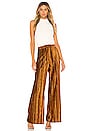 view 4 of 4 PANTALON LUCY in Rust Red