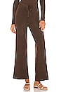 view 1 of 4 x REVOLVE Nailah Pants in Chocolate Brown