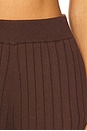 view 6 of 6 x REVOLVE Irvina Ribbed Pant in Chocolate Brown